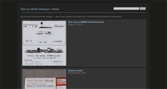 Desktop Screenshot of modelrail.wongm.com