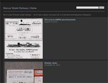 Tablet Screenshot of modelrail.wongm.com
